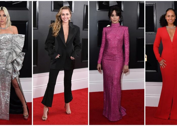 Desde atuendos elegantes, hasta los más extravagantes se pudieron apreciar en la alfombra roja del Staples Center de Los Ángeles durante la ceremonia del Grammy 2019. (foto:TN.com)