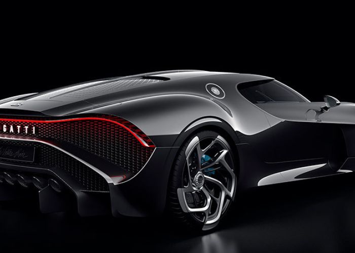 'La Voiture Noire', el Bugatti que reúne lujo, potencia y estética develado en Ginebra (Foto: Bugatti)