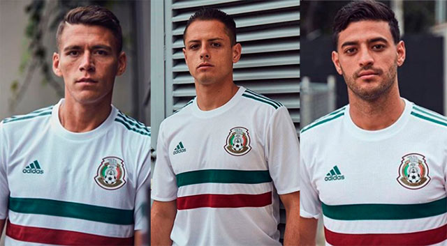 adidas patrocina a la selección mexicana de futbol.